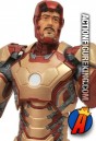 Iron Man 3 Mark 42 action figure with removable faceplate and Robert Downy Jr. likeness.