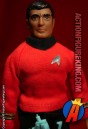 Mego fully-articulated Star Trek Mister Scott action figure with authentic fabric uniform.