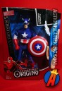 A packaged sample of this Marvel Signature Series Captain America action figure from Hasbro.