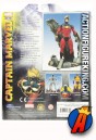 Rear artwork from this Captain Marvel action figure by Diamond Select.