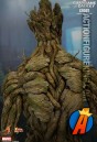 Rear view of this Hot Toys sixth-scale Groot action figure.