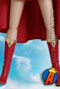 A detailed shot of Supergirl&#039;s boots.