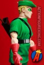 Sideview of this Silver Age Green Arrow figure from Hasbro&#039;s DC Super-Heroes Collection.