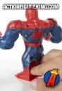 Use your fingers to fight the Marvel Battlemasters Spider-Man figure.