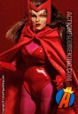 This fully articulated custom Scarlet Witch action figure bursts off of the pages of The Avengers.