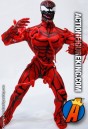 Marvel Famous Cover Series 8 inch Carnage action figure with authentic fabric outfit.