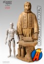 The limited edition Lawgiver polystone statue side-by-side with a 12-inch scale figure.