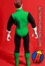 Rear view of this Hasbro 9-inch Silver Age Green Lantern acton figure from Hasbro&#039;s DC Super-Heroes line..