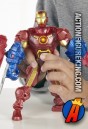 Combine your Iron Man Marvel Super Hero Mashers figure with other figures from the line to create your own characters.