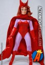 Mego-style Famous Cover Series 8 inch Scarlet Witch figure with authentic fabric outfit from Toybiz.