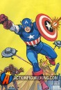 Rear artwork from this Captain America Whitman coloring book.