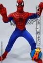 Mego-type Famous Cover Series Spider-Man figure with cloth uniform from Toybiz.