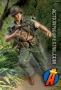 13 inch DC Direct fully articulated Sgt. Rock action figure with authentic fabric uniform.