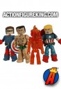 Invaders Minimates Box Set includes Captain America, Bucky, Submariner, and the Human Torch.
