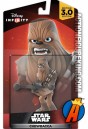 Disney Infinity 3.0 Star Wars Chewbacca figure and gamepiece.