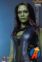 This GOTG Gamora figure is based on actress Zoe Saldana as she appears in the live-action film.