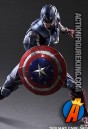 Fully articulated Square Enix Captain America action figure.