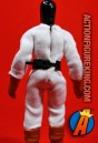 Rear view of this 8-inch custom Racer X articulated figure with authentic cloth uniform.