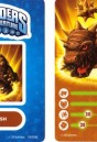 Artwork for the Bash figure card from Skylanders.