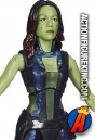 A detailed shot of this 6-inch Marvel Legends Gamora movie figure.