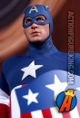 Actor Chris Evans plays Captain America in the Avengers movie series.