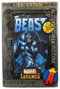 Rear packaging from this Marvel Legends Gray Beast variant action figure.