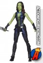 Fully articulated Guardians of the Galaxy Marvel Legends Gamora action figure from Hasbro.