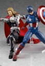 Figma Avengers Captain America and Thor.