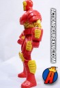 Sideview of this articulated 10-inch Iron Man figure from Toybiz.
