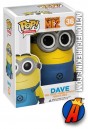 A packaged sample of this Funko Pop! Movies Despicable Me 2 Dave figure.