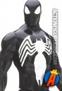 Sixth-Scale Titan Hero Series Black Suited Spider-Man figure from Hasbro.