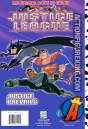 Rear cover of this Justice League animated series coloring book.