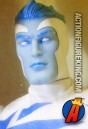Detailed shot of the head sculpt of this 9-inch scale Superman Blue action figure from Hasbro.