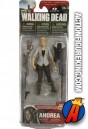 A packaged sample of this Walking Dead TV Series 4 Andrea figure.