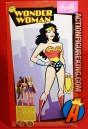 Rear artwork from this Barbie Famous Friends Wonder Woman figure by Mattel.