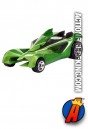 Hot Wheels presents this Hal Jordan as Green Lantern die-cast vehicle.