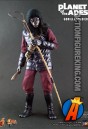 Fully articulated 12-inch scale Planet of the Apes Gorilla Soldier figure.