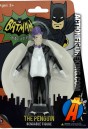 A packaged sample of this 2014 bendable Penguin figure part of the Batman Classic TV series.