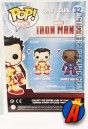 Rear artwork from this Funko Pop! Marvel Tony Stark vinyl bobblehead figure.