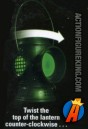 A working lantern is included with this 13-inch Alan Scott Green Lantern.
