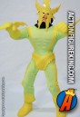 Spider-Man villain Electro is presented here as a Famous Cover Series action figure in the style of Mego.