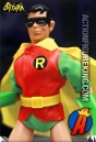 Fully articulated Retro-Action Robin action figure with authentic fabric outfit.