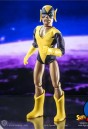 Retro-style Super Friends Black Vulcan action figure.