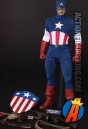 The Hot Toys Captain America figure comes with lots of accessories.