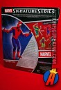 Rear artwork from this Mego-style Hasbro Marvel Signature Series Spider-Man.