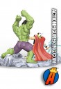 THE HAMILTON COLLECTION MARVEL COMICS HULK VS THOR LIGHT-UP SCULPTURE