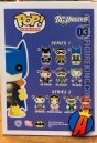 Rear artwork from this Funko Pop! Heroes metallic variant Batgirl figure.