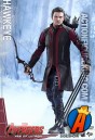 12-inch scale Hawkeye action figure with highly detailed uniform from Hot Toys.