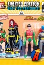 Limited edition retro-Mego Batgirl and Robin 2 pack action figures.