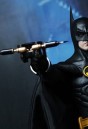 Hot Toys 12-inch scale Michael Keaton as Batman action figure with highly detailed uniform.